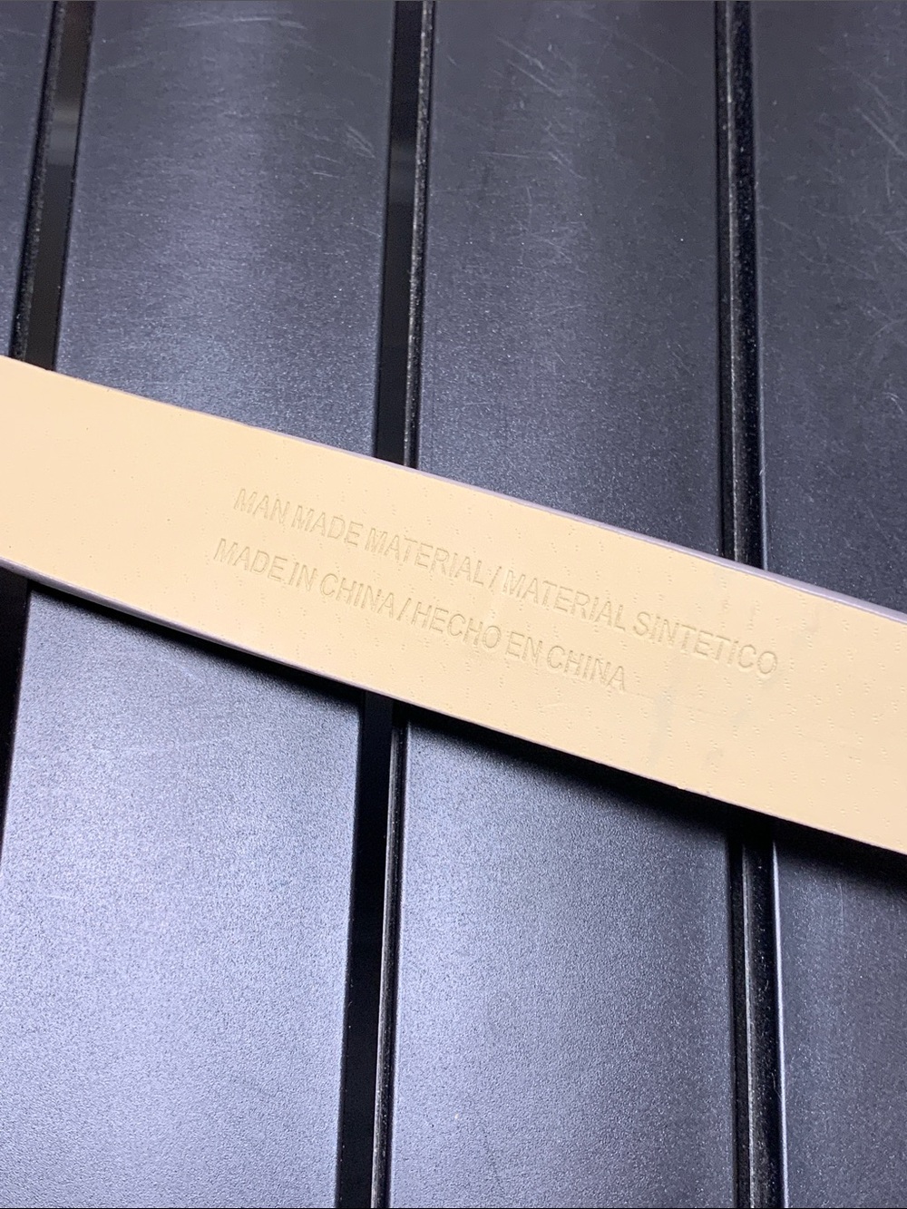 Merona Grey Belt Size L - Picture 11 of 12